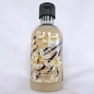 New RARE The Body Shop Warm Vanilla Festive Shower Gel Full Size Special wash